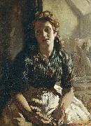 William Orpen Resting oil on canvas